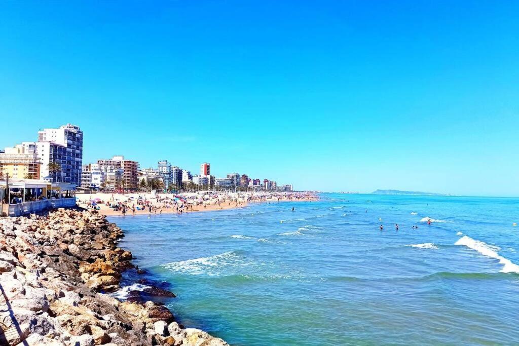 Apartamento, Estudio En La Playa Playa de Gandia Buitenkant foto